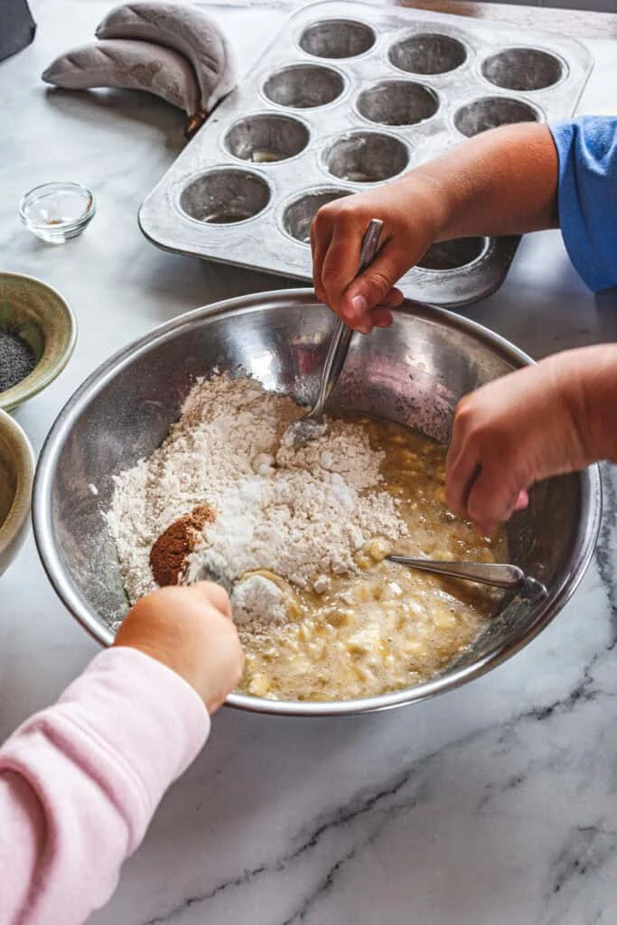 Banana Poppy Seed Muffins