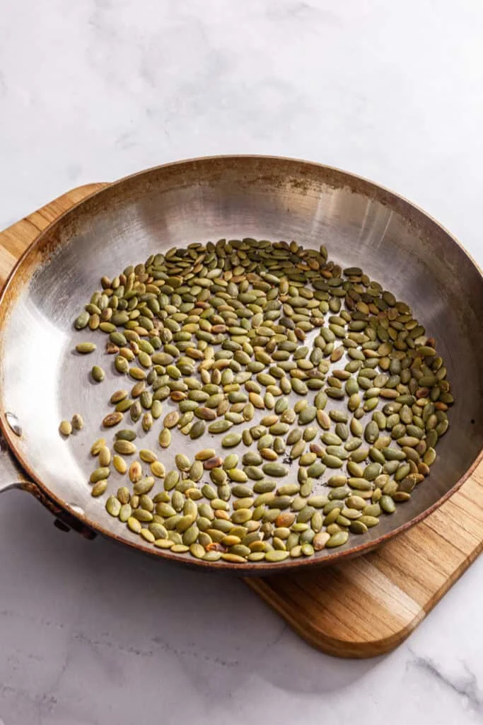 Winter Salad with Roasted Sweet Potatoes and Toasted Pepitas