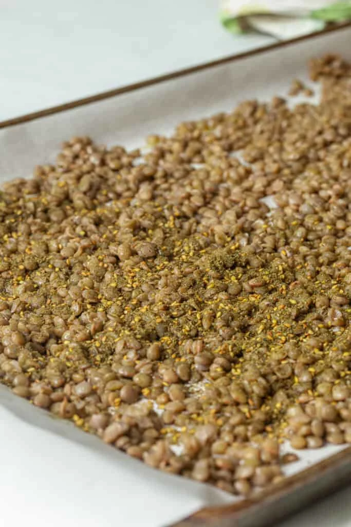 Crispy Roasted Lentils