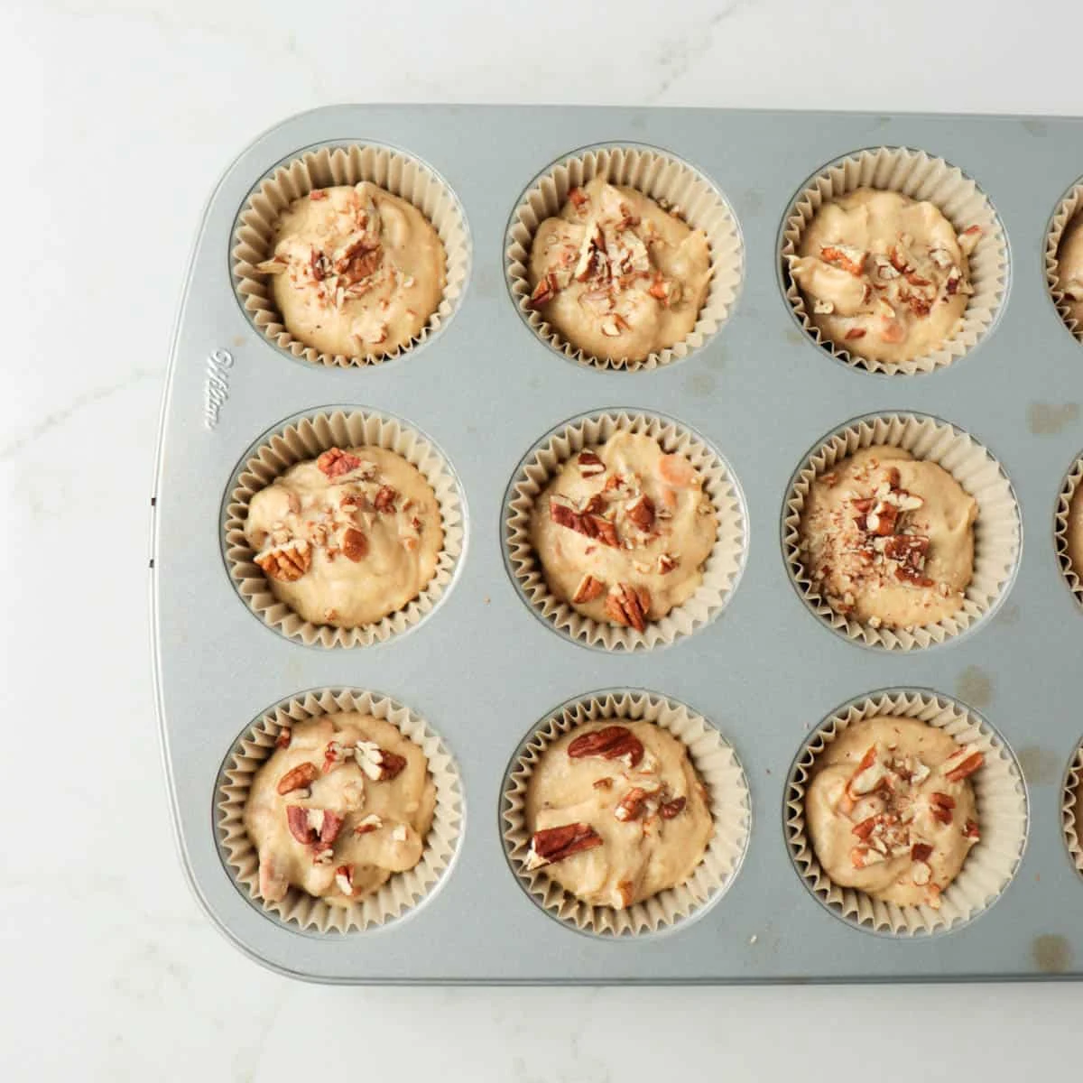 Butterscotch Banana Muffins