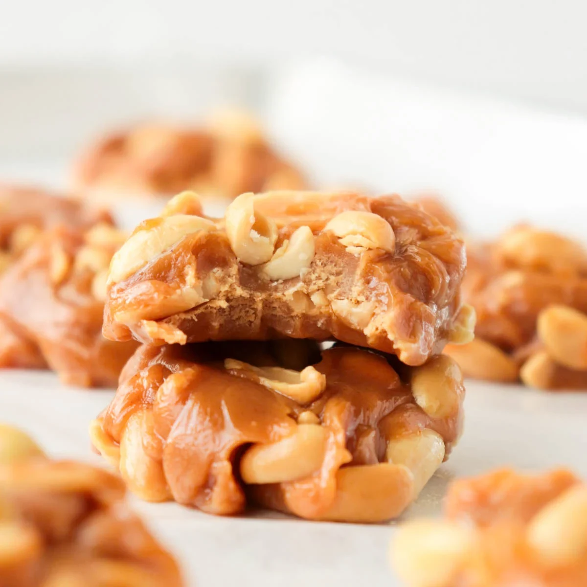 Caramel Peanut Clusters (5 ingredients)