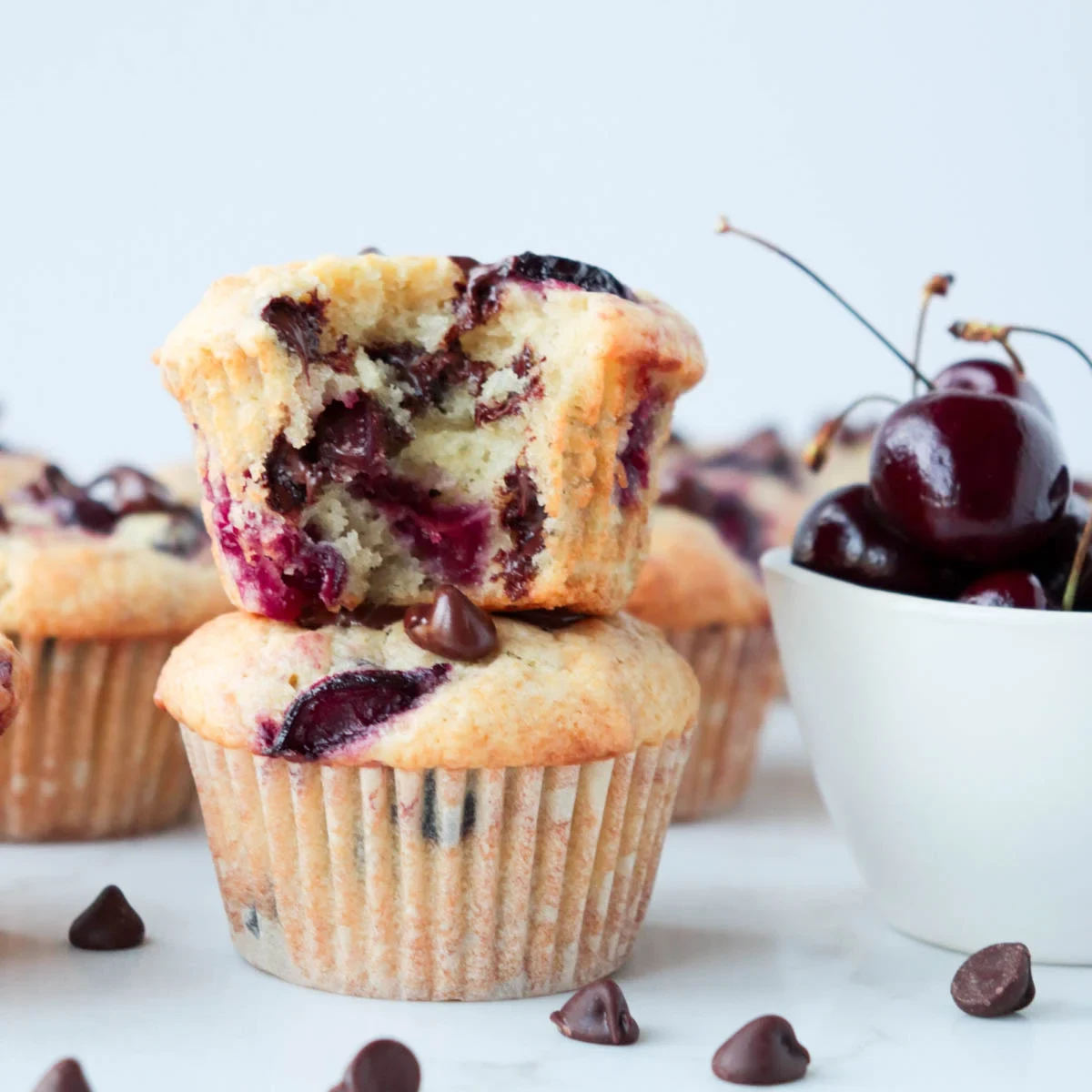 Chocolate Cherry Muffins