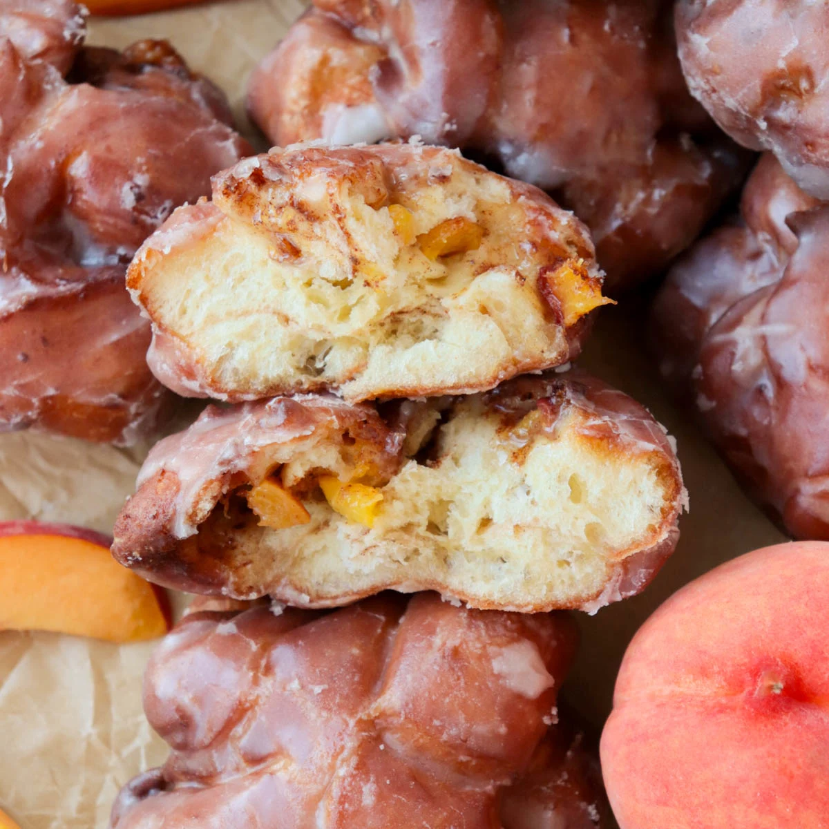 Old-Fashioned Peach Fritters