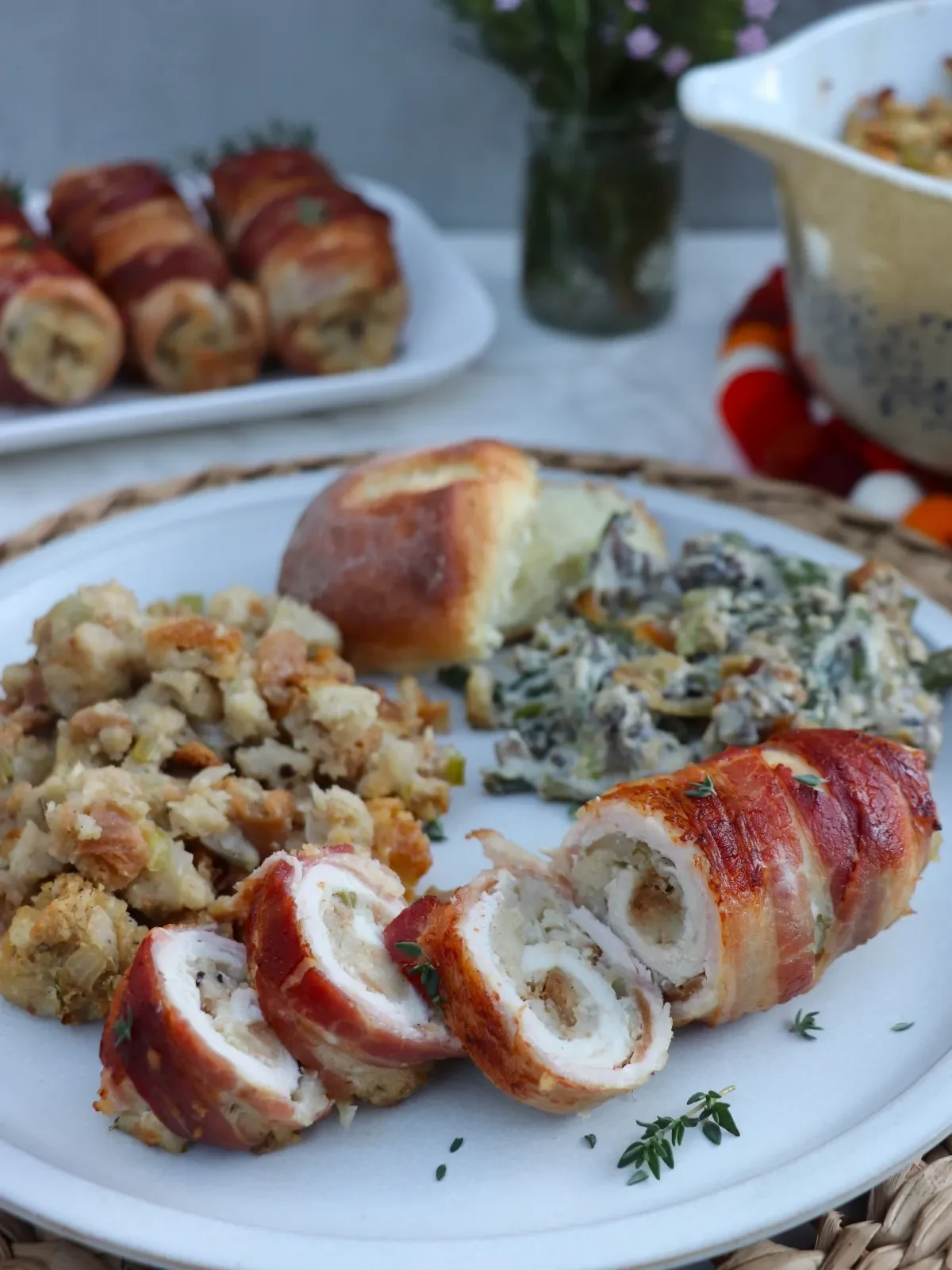 Bacon Wrapped Stuffed Turkey