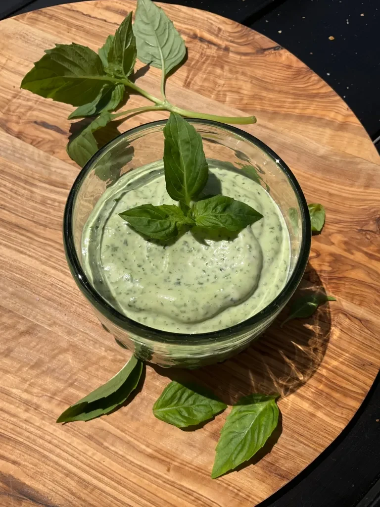 Tomato Sandwich with Basil Mayo