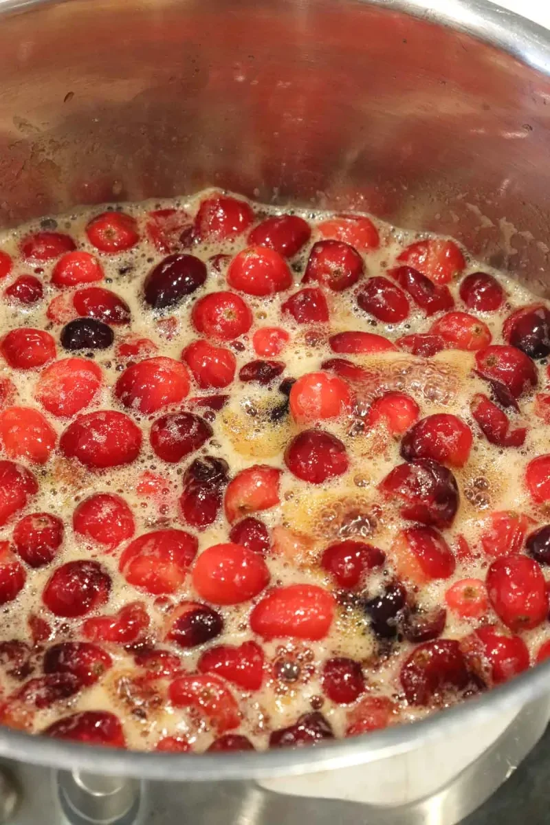 Cranberry Sauce with Cinnamon and Orange