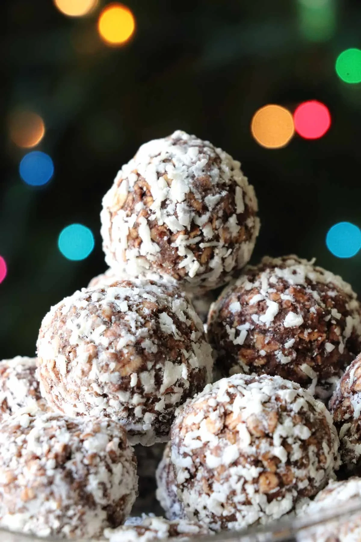 No Bake Cookies with Chocolate, Coconut, and Oats