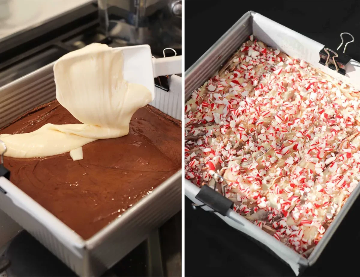 The Best Chocolate Peppermint Fudge
