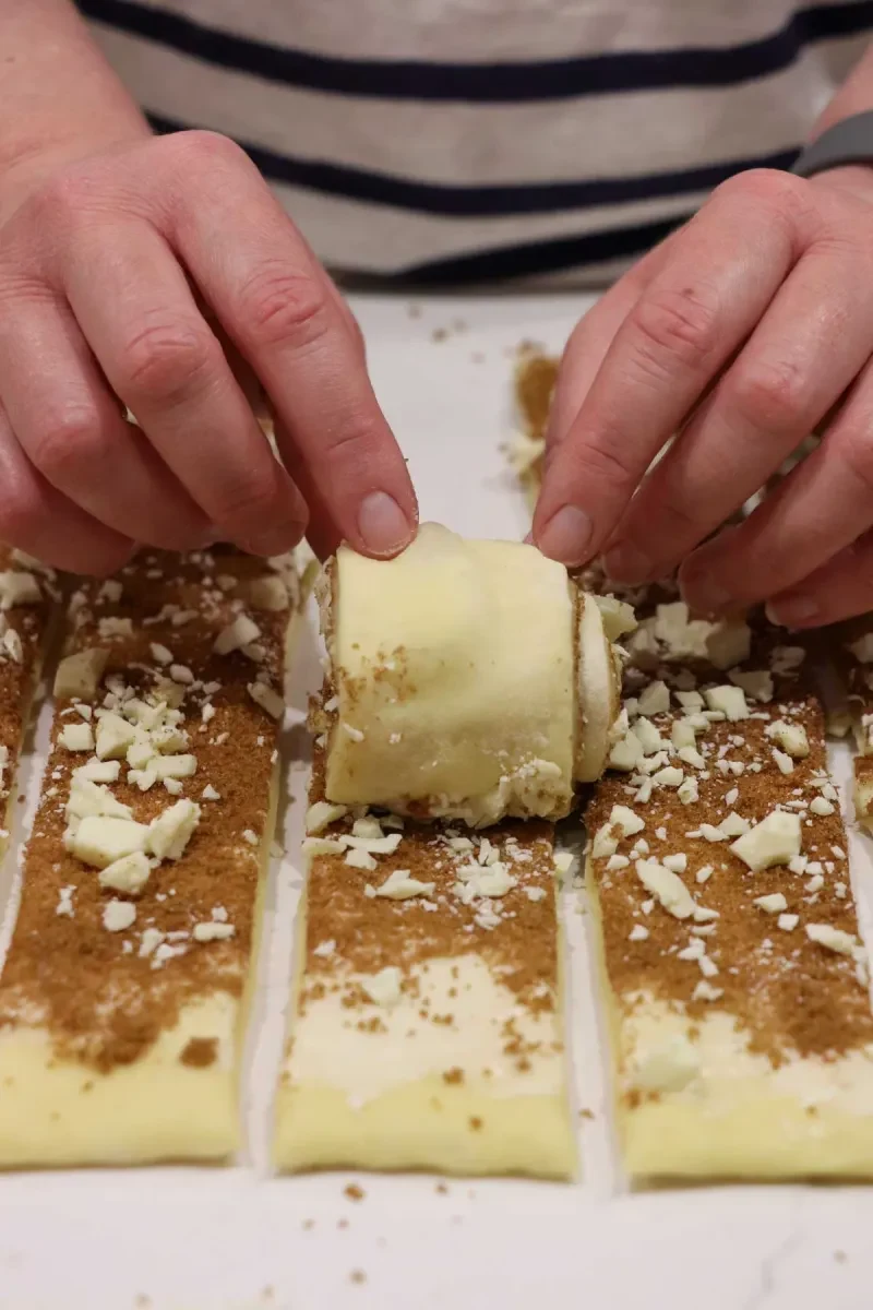 The Best Eggnog Cinnamon Rolls