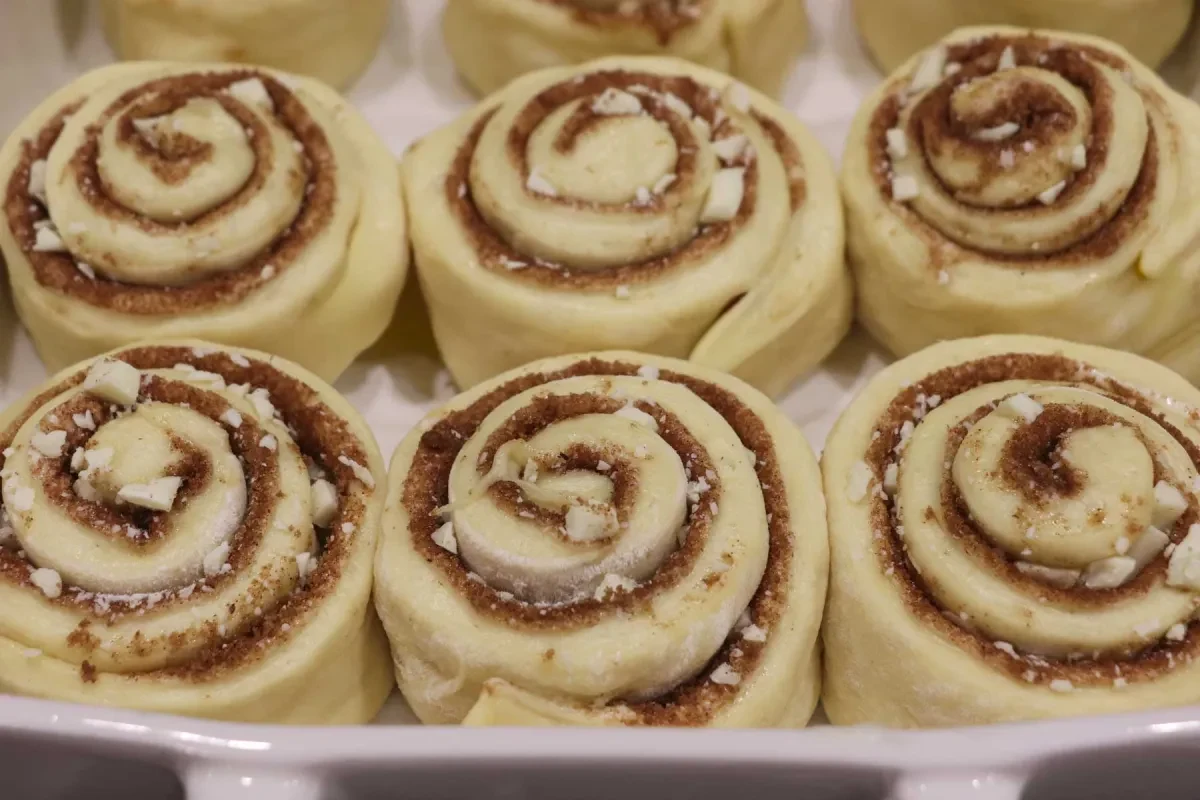 The Best Eggnog Cinnamon Rolls