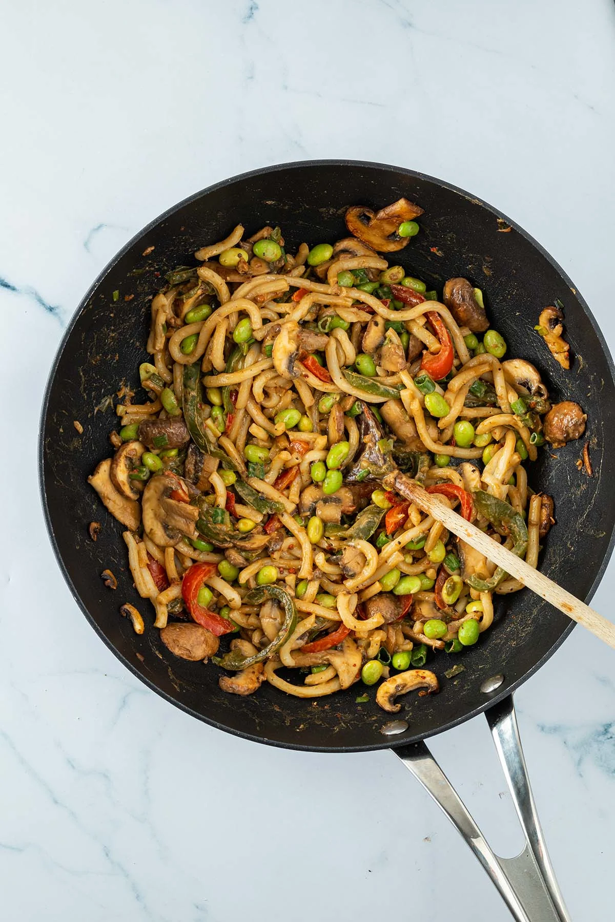Asian One-Pot Pasta with Edamame