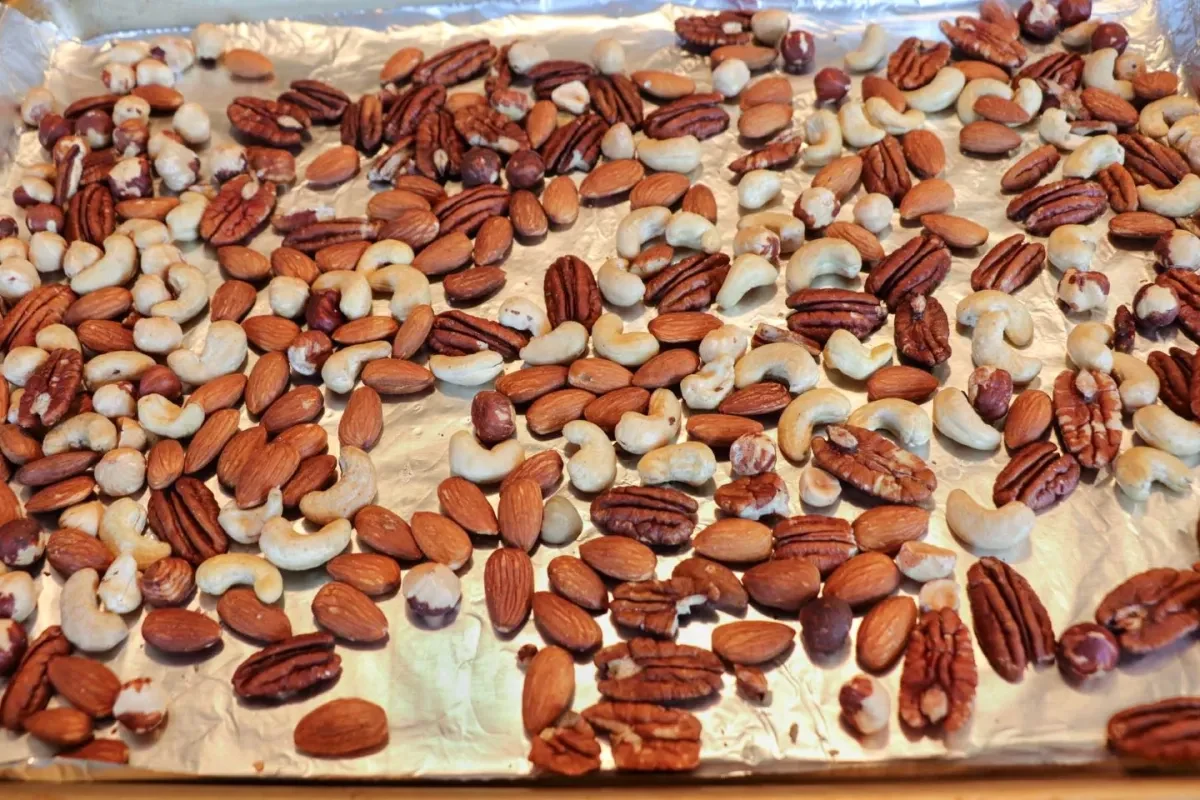 Sweet and Spicy Nuts and Pretzels