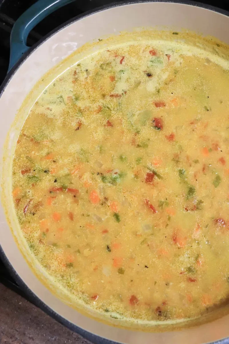 Coconut Curried Red Lentil Soup (Plant-Based)