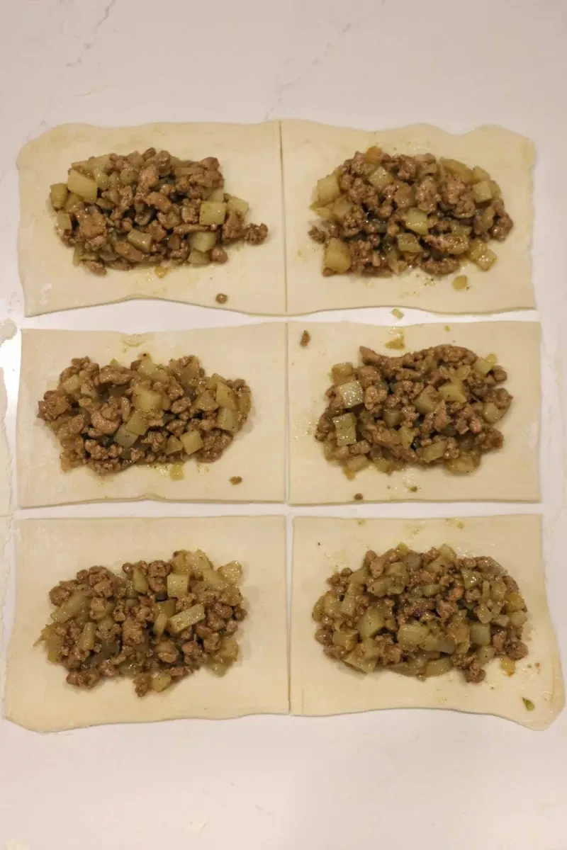 Turkey Hand Pies with Potatoes and Vegetables