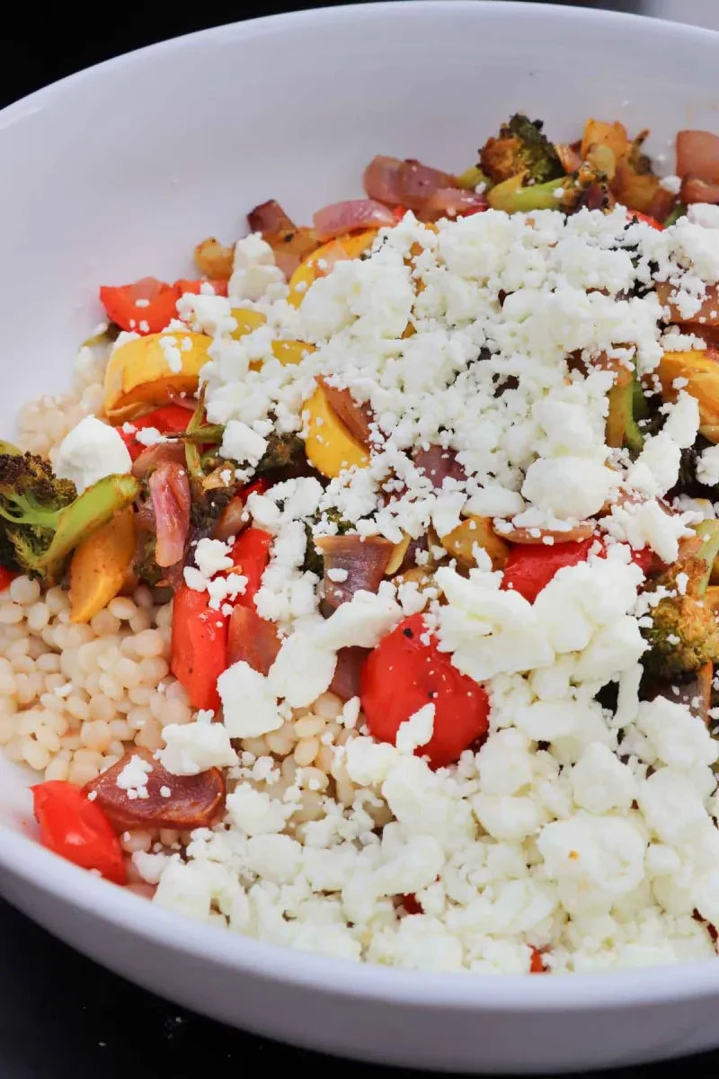 Roasted Vegetable Couscous (Easy Weeknight Dinner)