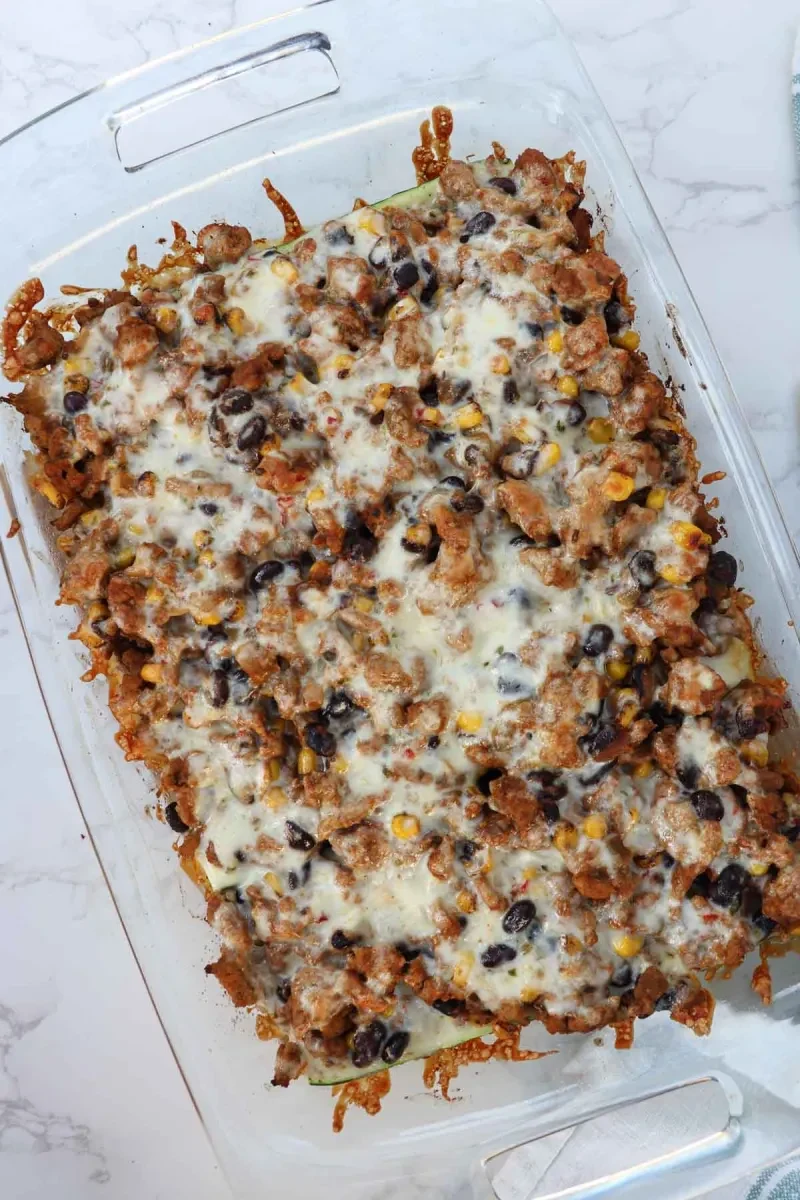 Turkey Taco Zucchini Boats (a.k.a. Shipwrecks)