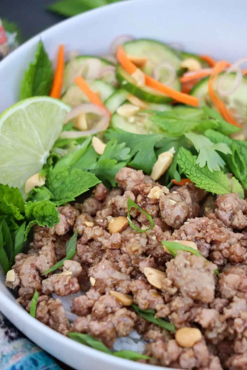 Tamarind Pork and Rice Bowls (Easy and Weeknight-Friendly)