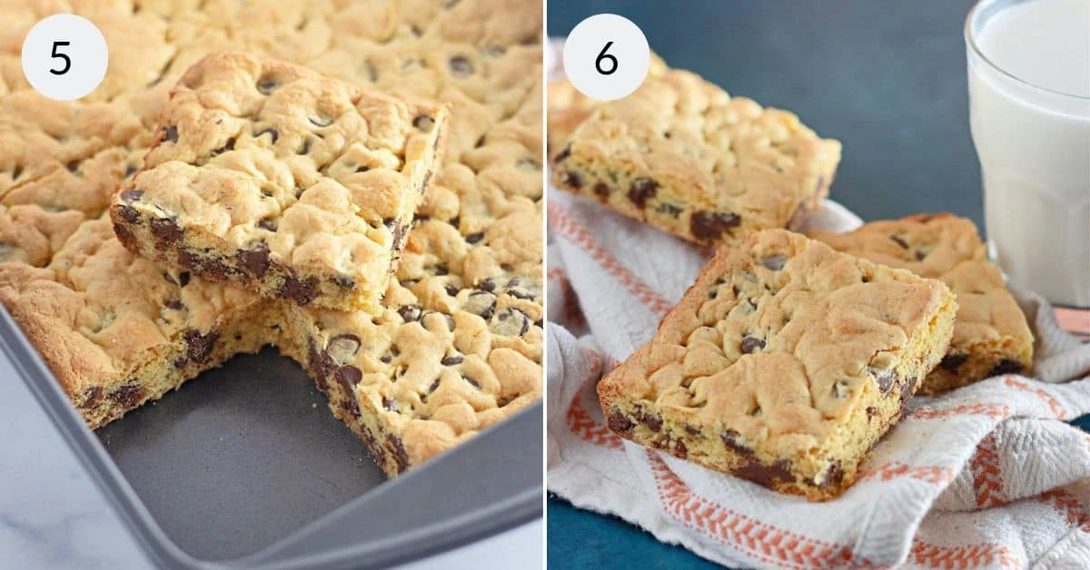 Chocolate Chip Cake Mix Cookie Bars