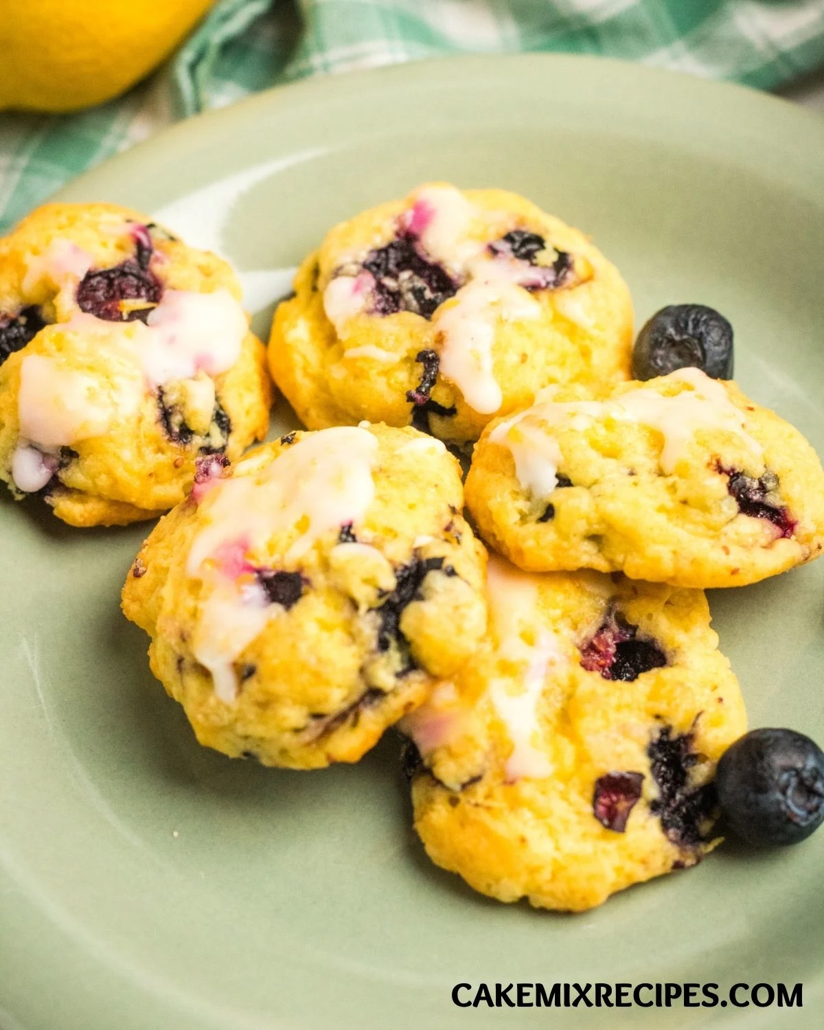 Lemon Blueberry Cookies