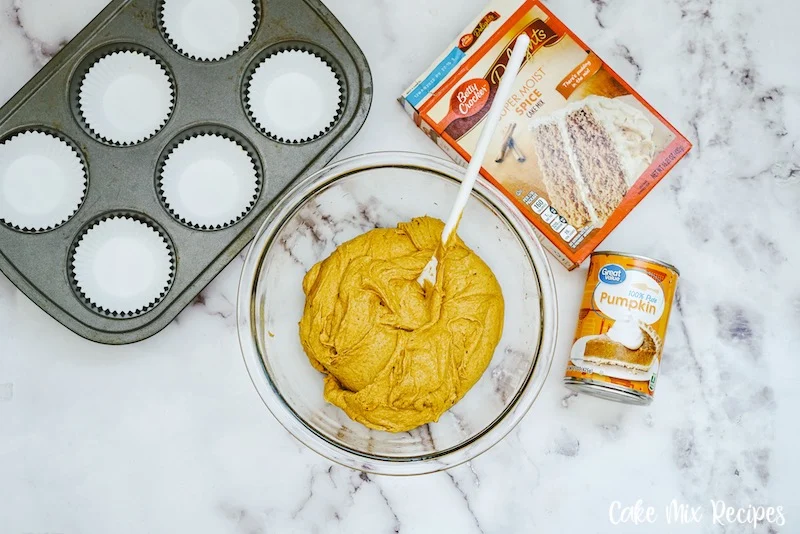 2 Ingredient Pumpkin Muffins