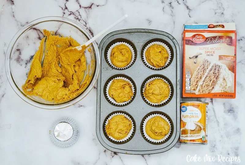 2 Ingredient Pumpkin Muffins