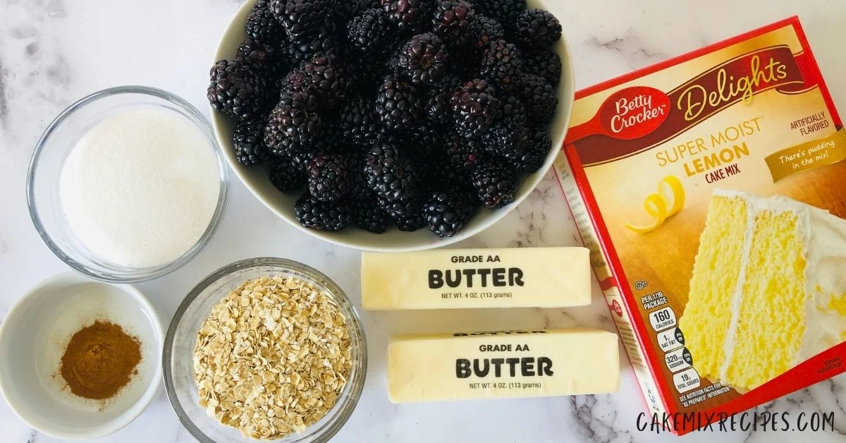 Blackberry Dump Cake
