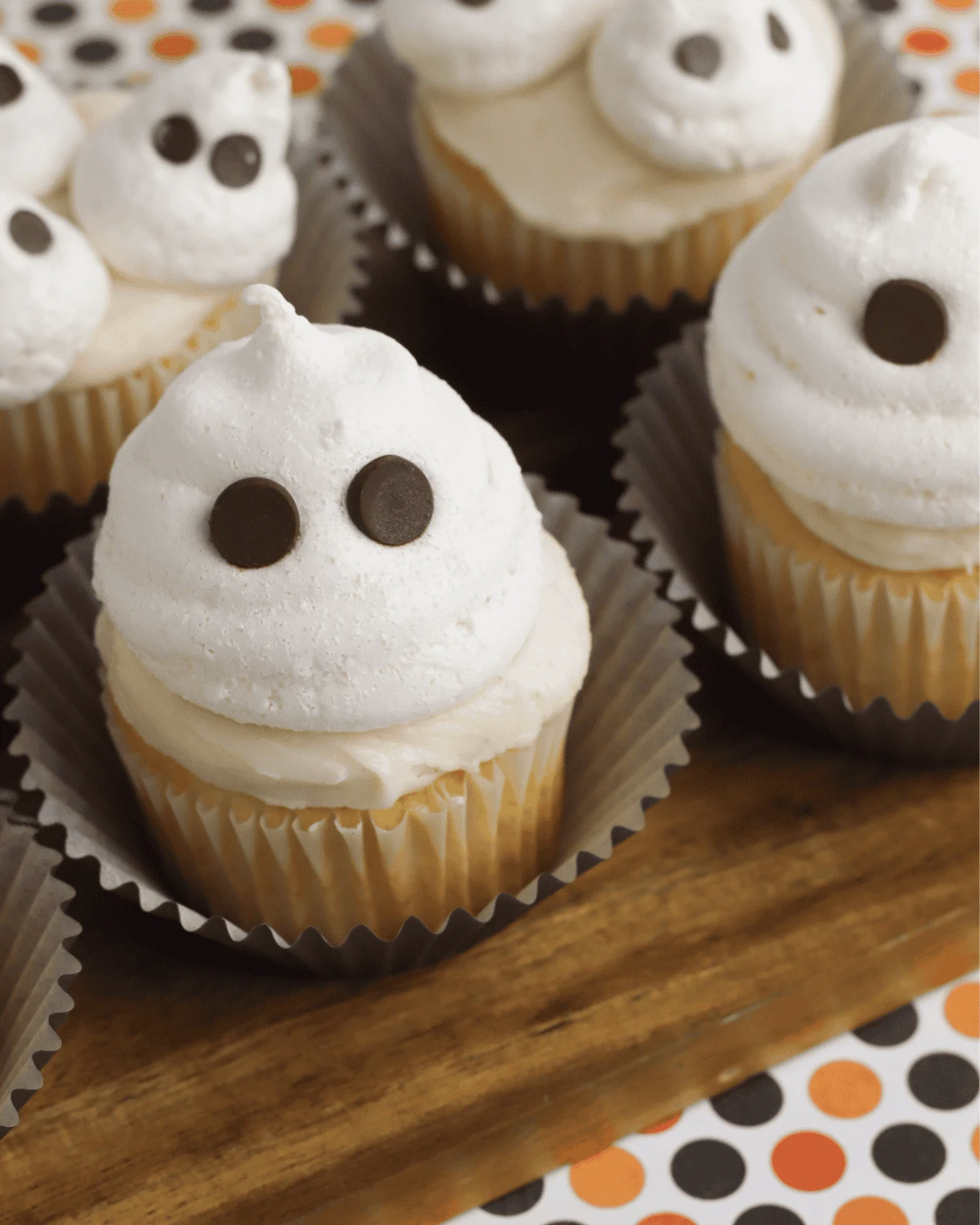 Halloween Ghost Cupcakes