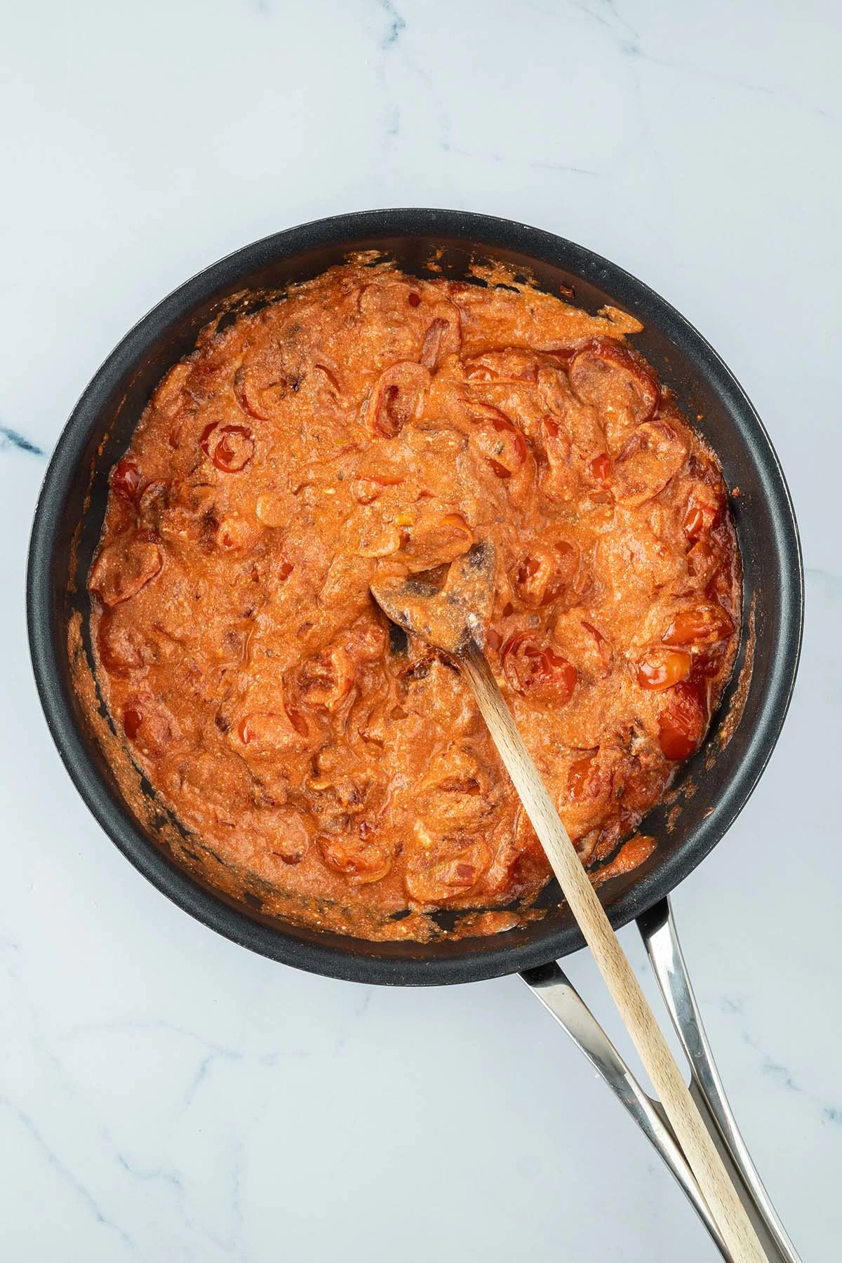 Pasta with Ricotta Tomato Sauce