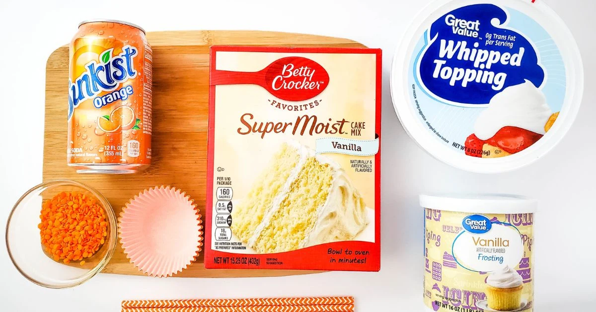 Orange Creamsicle Cupcakes