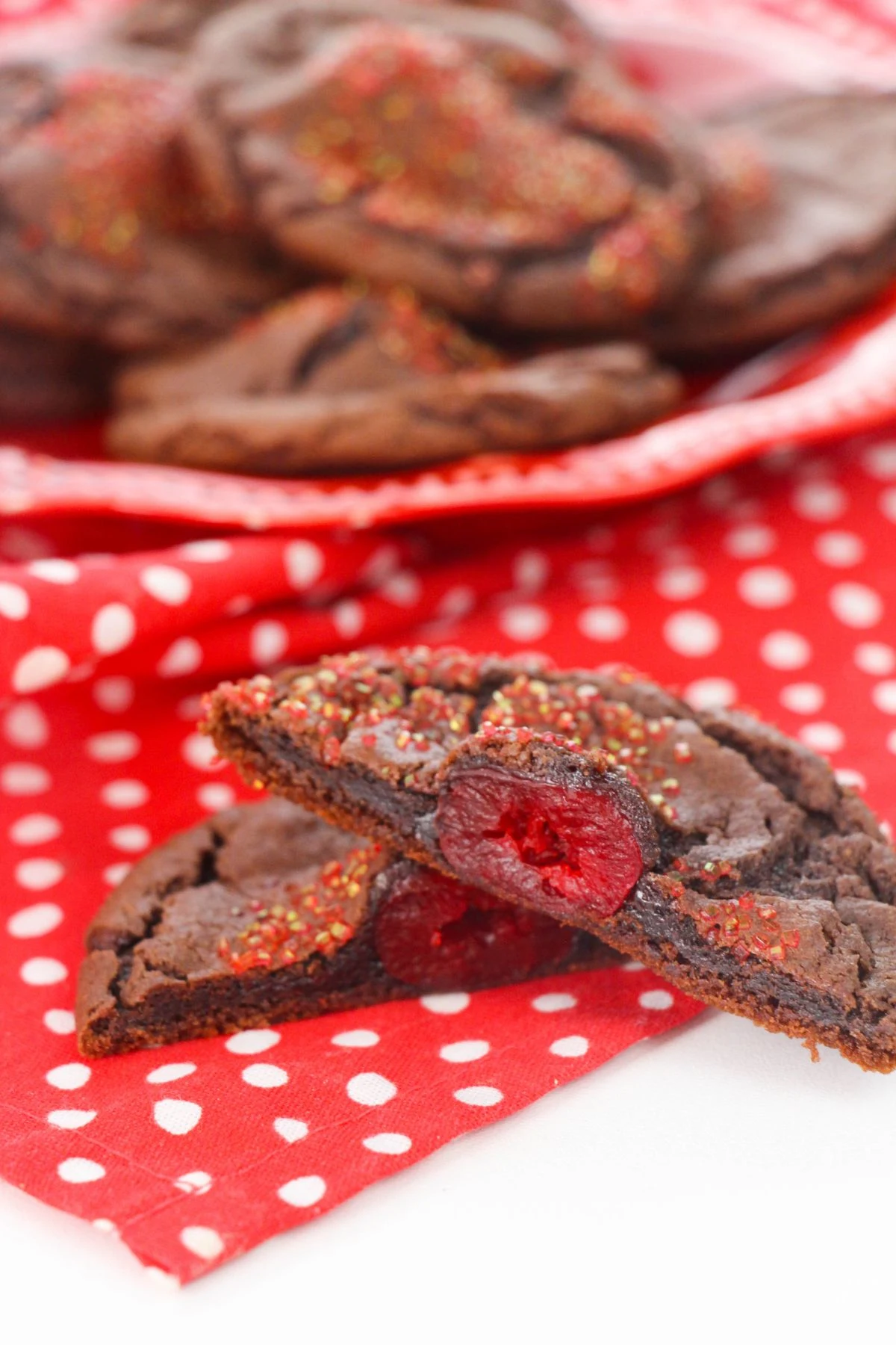 Chocolate Covered Cherry Cookies