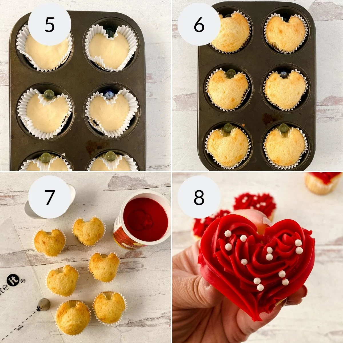 Heart Cupcakes