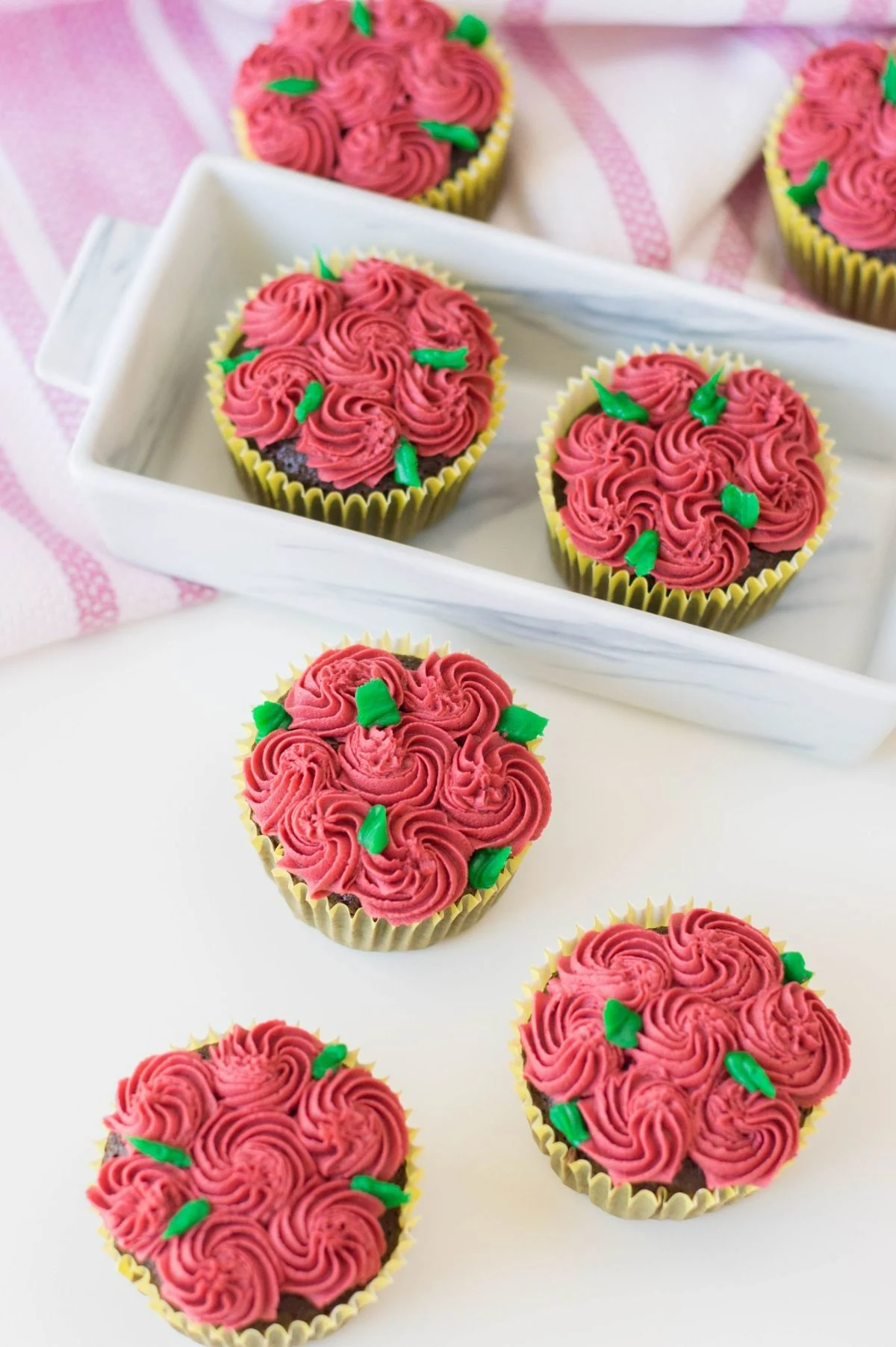 Rosette Cupcakes