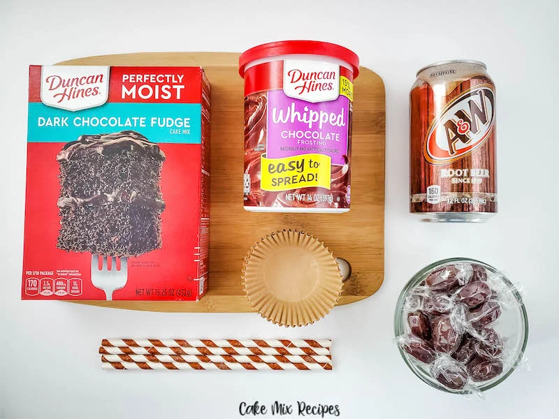 Chocolate Root Beer Cupcakes