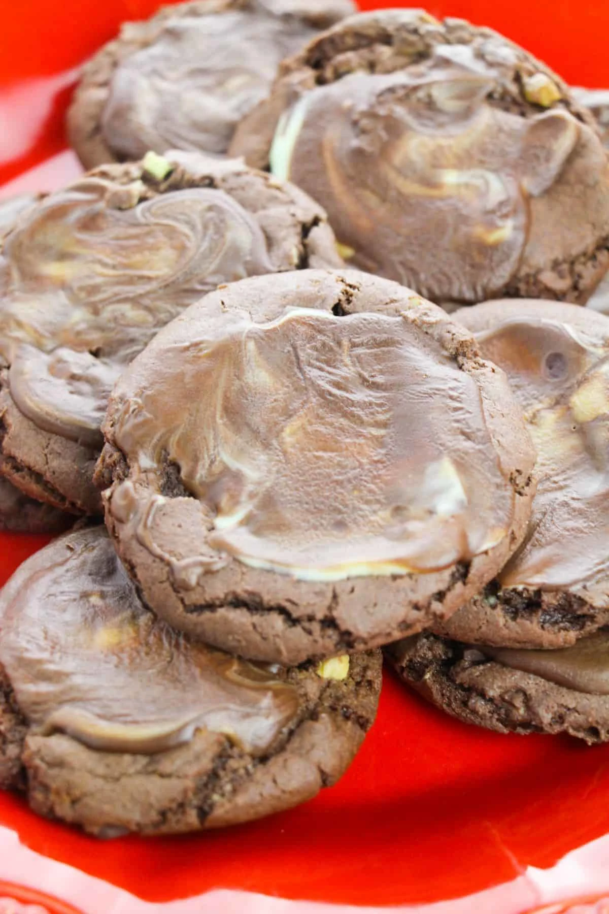 Cake Mix Mint Chip Cookies