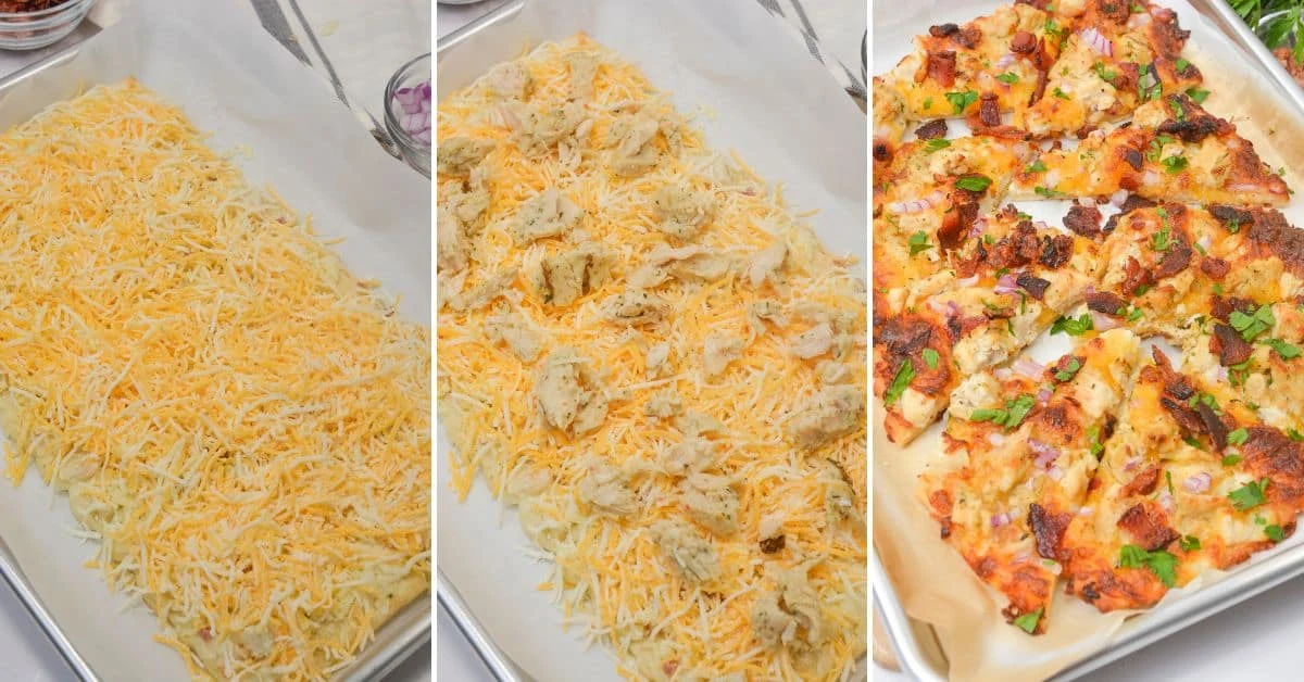 Bacon Chicken Ranch Flatbread