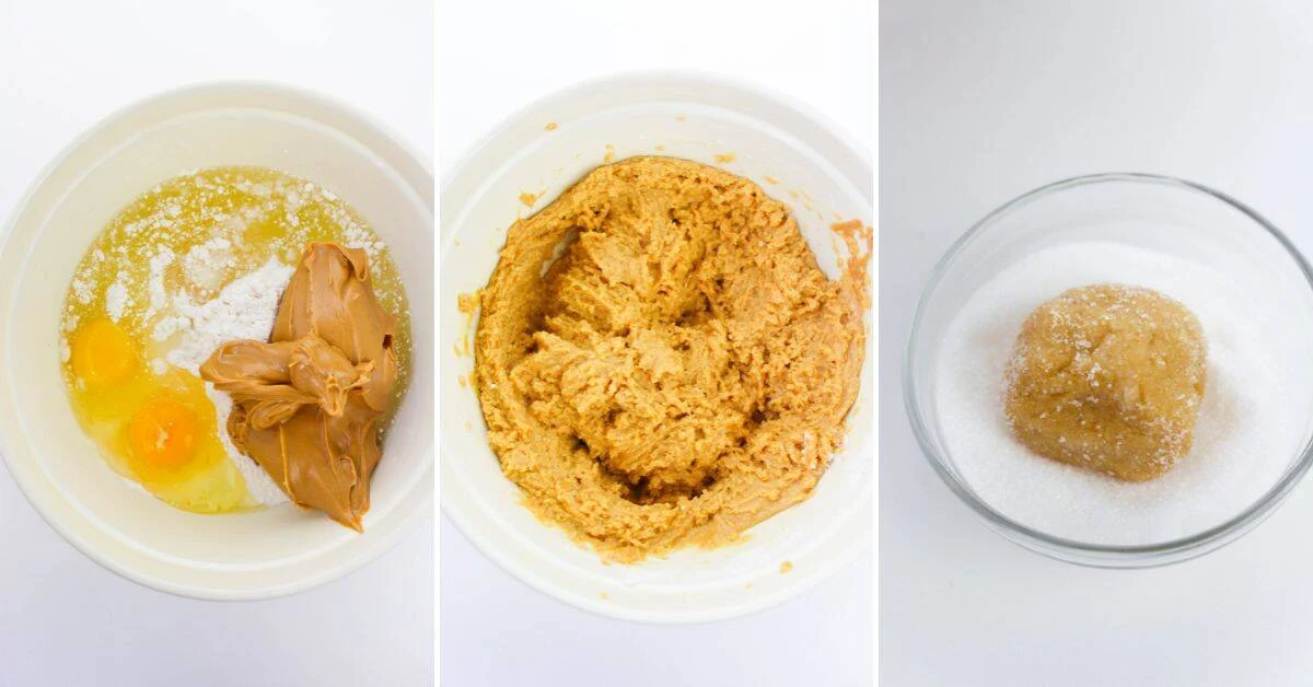 Cake Mix Peanut Butter Cookies