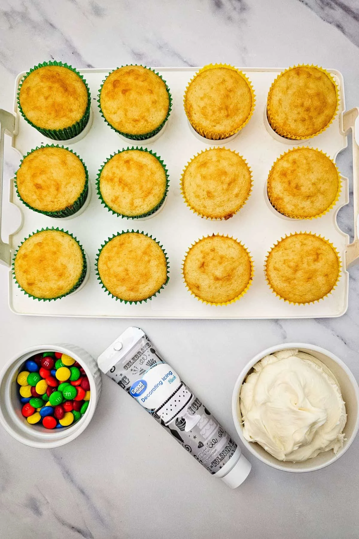 Christmas Light Cupcakes