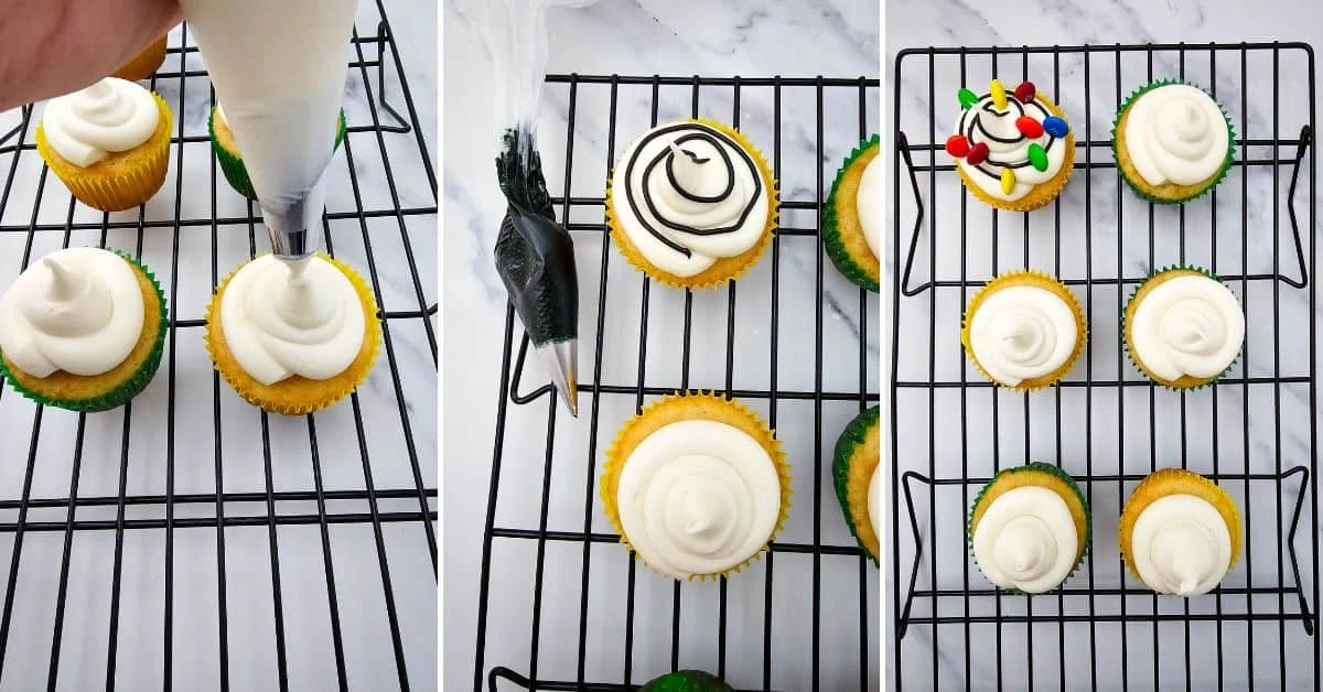 Christmas Light Cupcakes