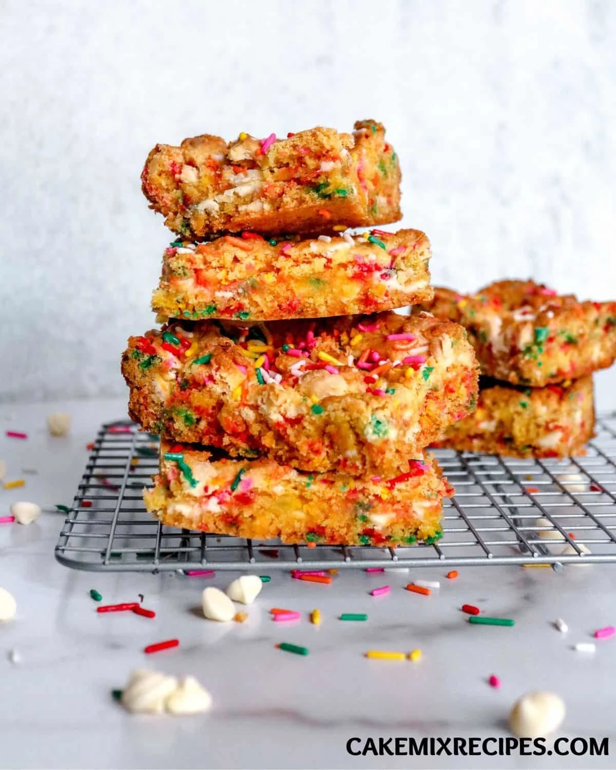 Easy Cake Mix Blondies