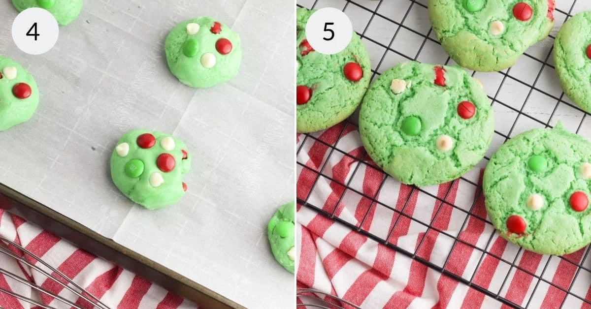 Christmas Cake Mix Cookies