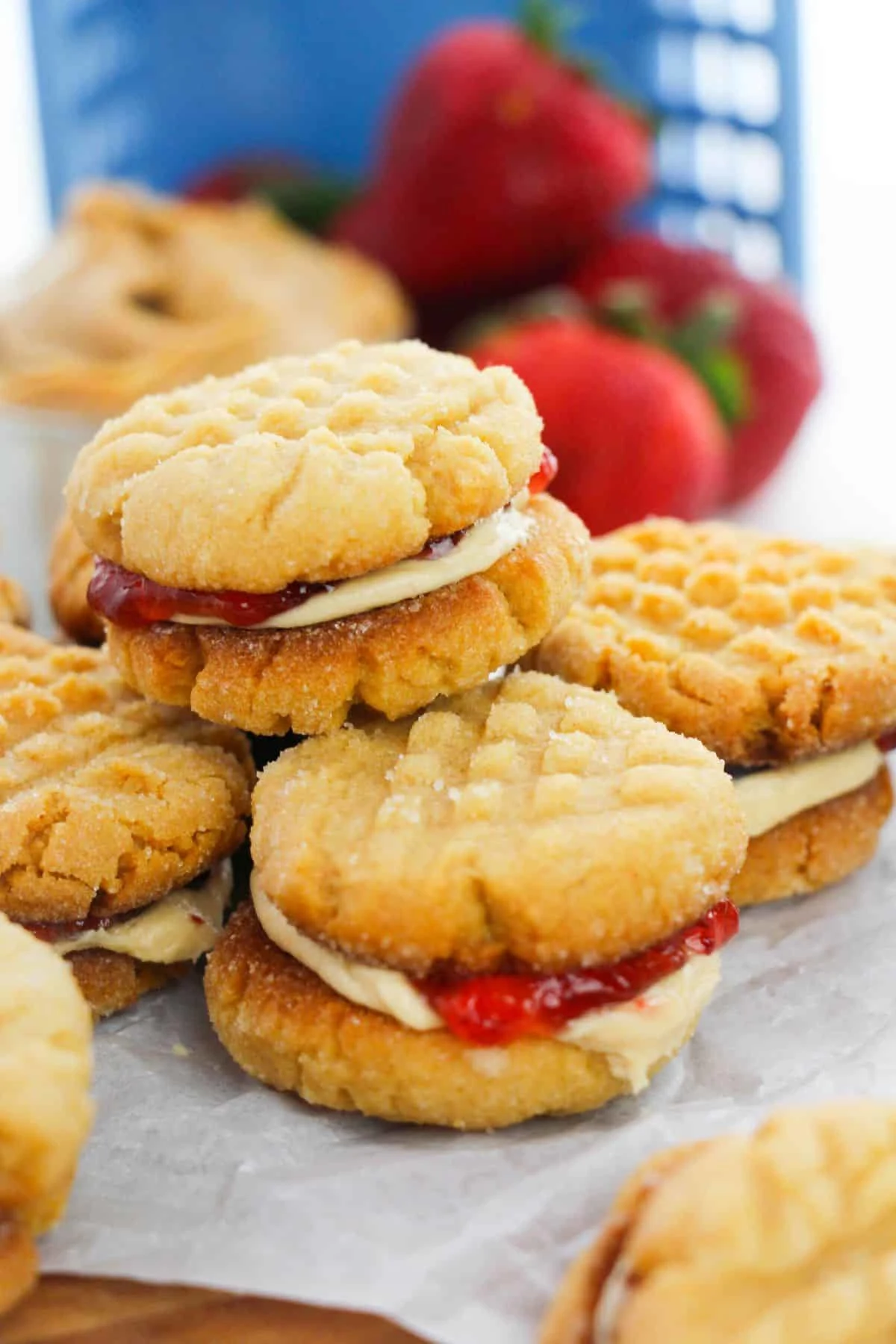 PBJ Sandwich Cookies