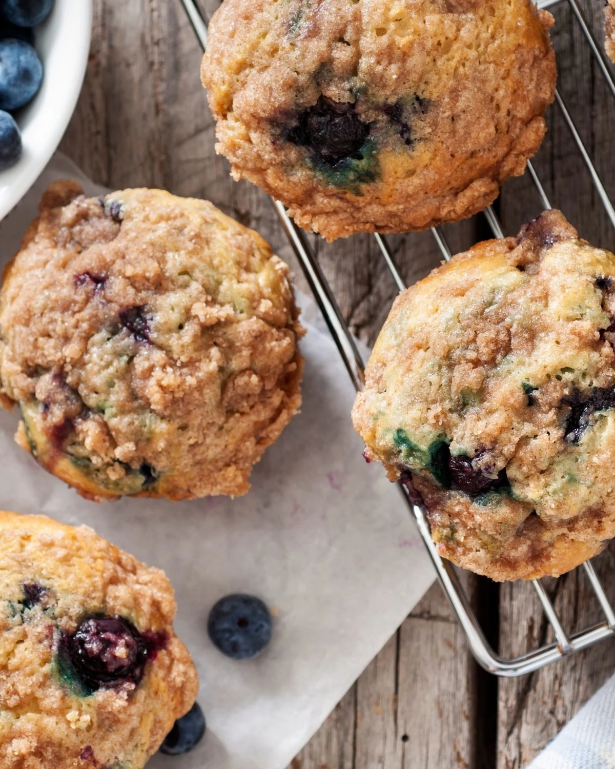 Old Fashioned Blueberry Muffins