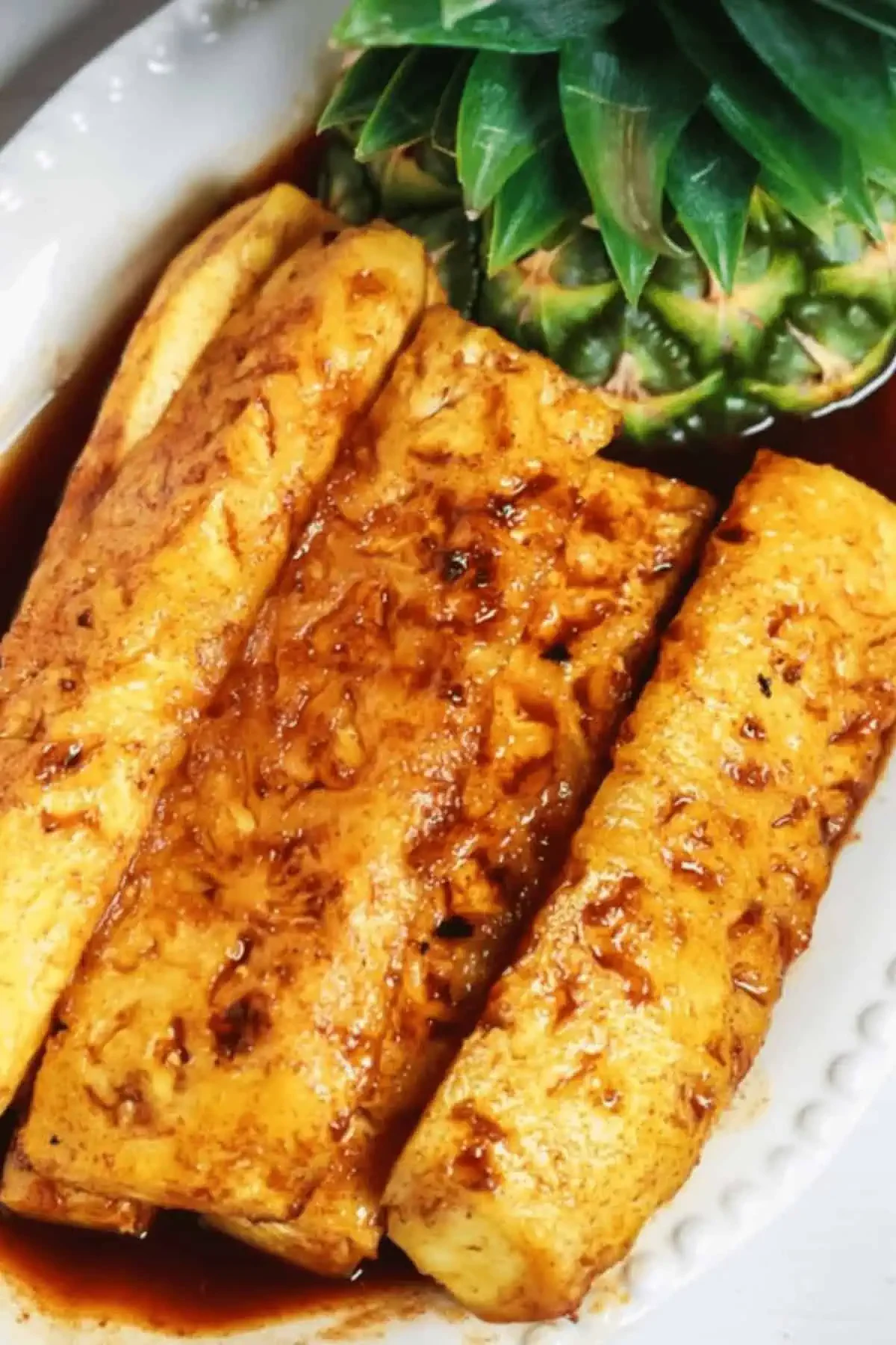 Grilled Brown Sugar Glazed Pineapple