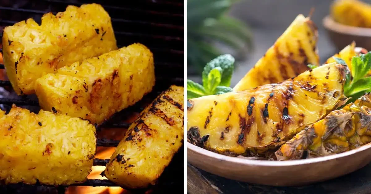 Grilled Brown Sugar Glazed Pineapple