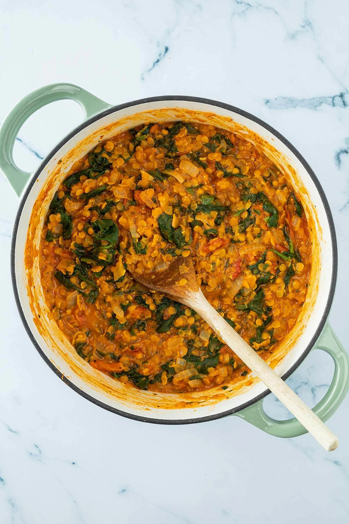 Spinach Lentil Dal