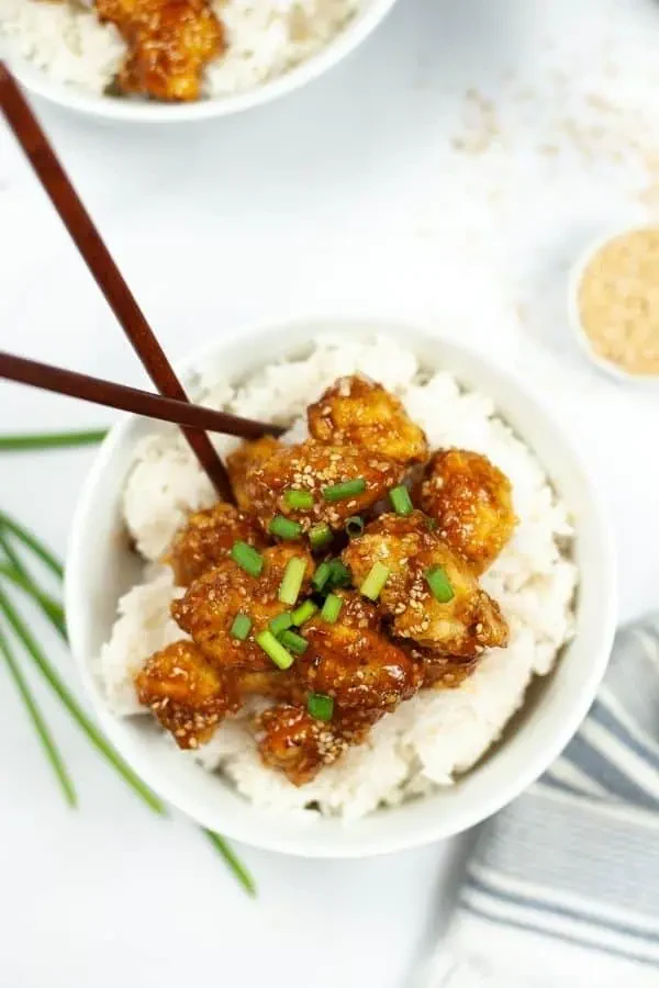 Air Fryer Sesame Chicken