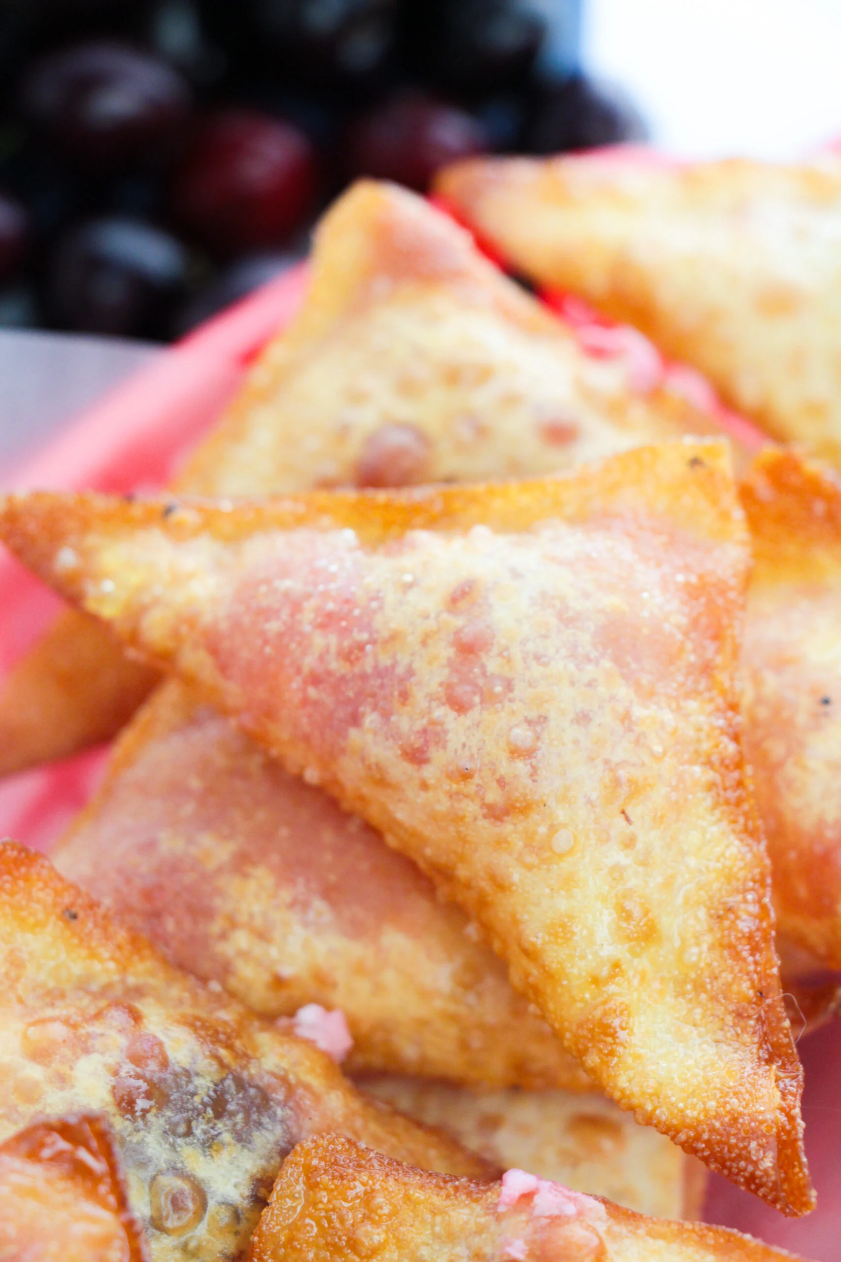 Cherry Cheesecake Dessert Wontons