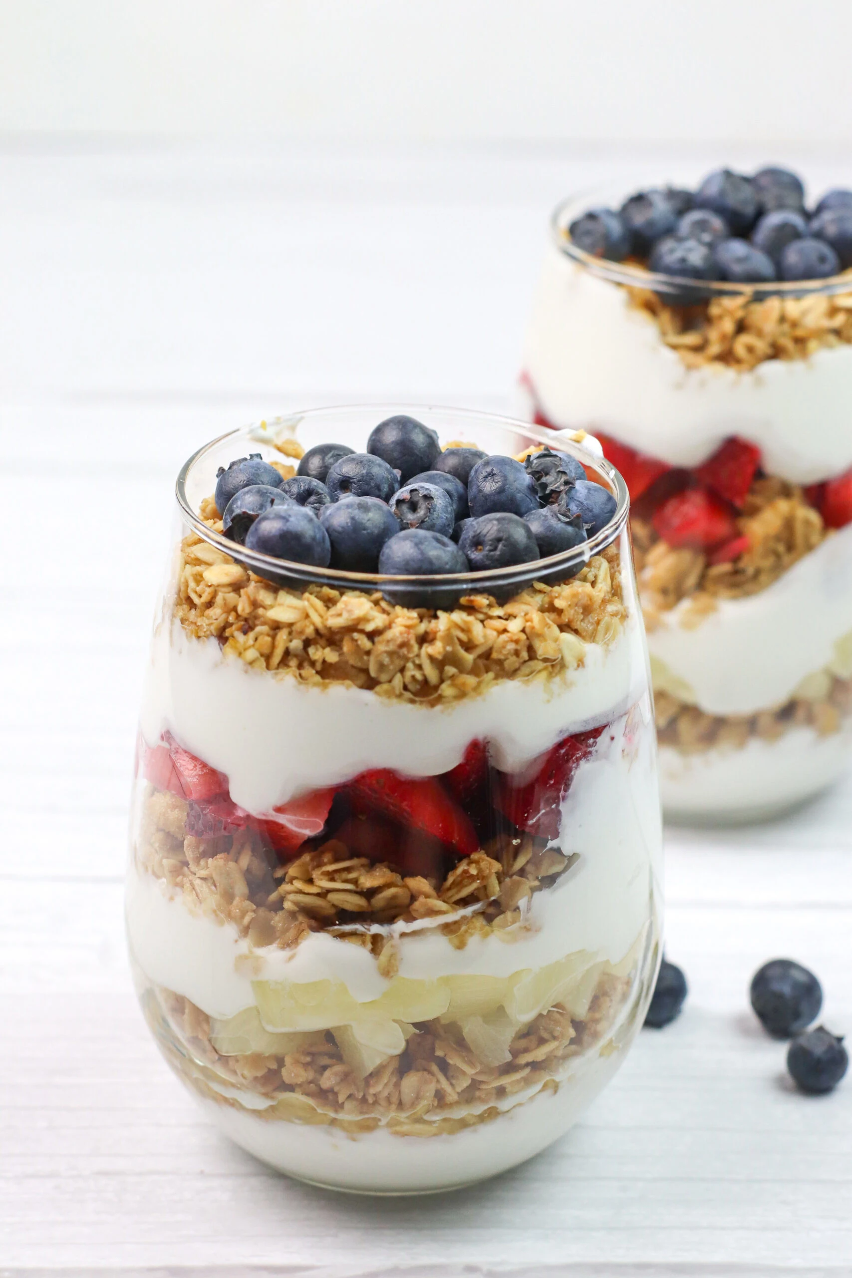 Greek Yogurt Parfait with Fruit and Granola