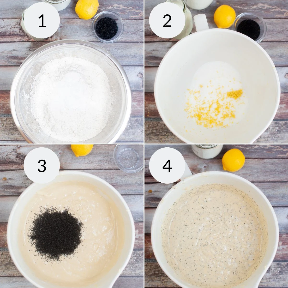 Lemon Poppy Seed Cupcake