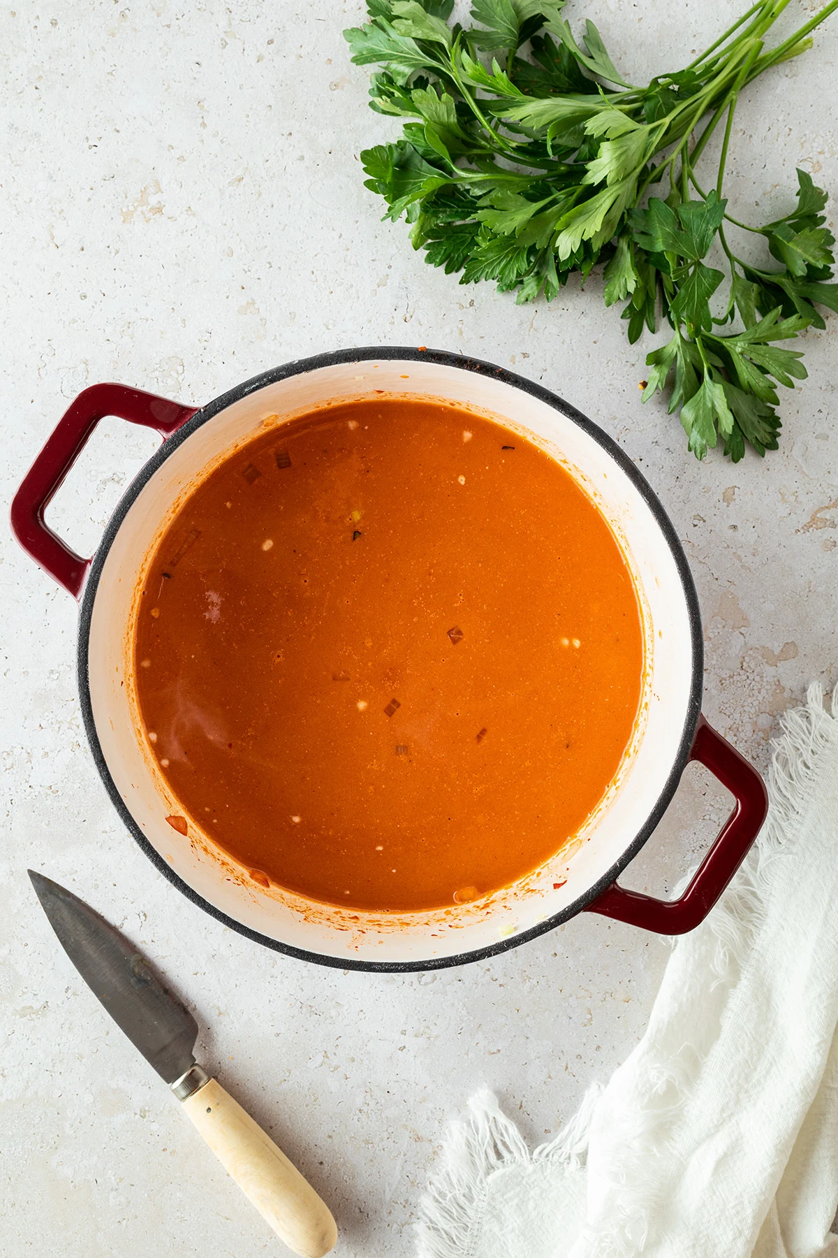 Red Lentil Soup with Coconut Milk